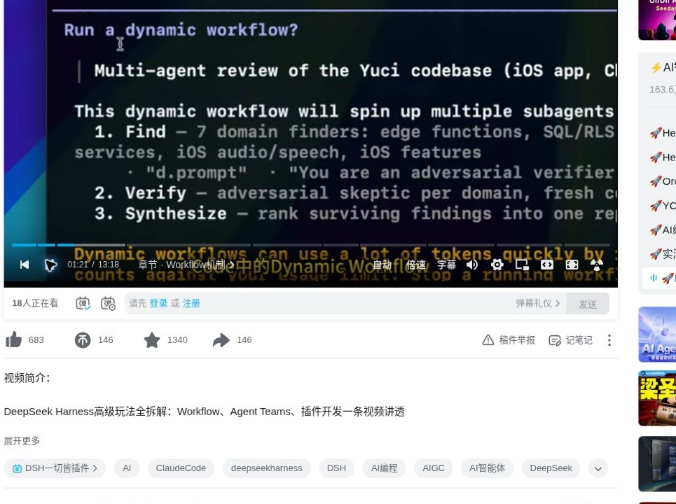 AI超元域 · 代表实践：DeepSeek Harness